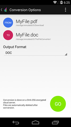 The File Converter - программа на Андроид