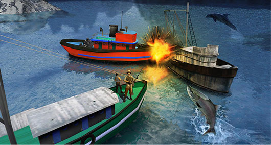 Fishing Boat Driving Simulator - игра для Андроид