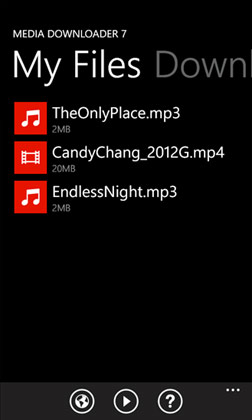 Media Downloader 7 - программа для Windows Phone