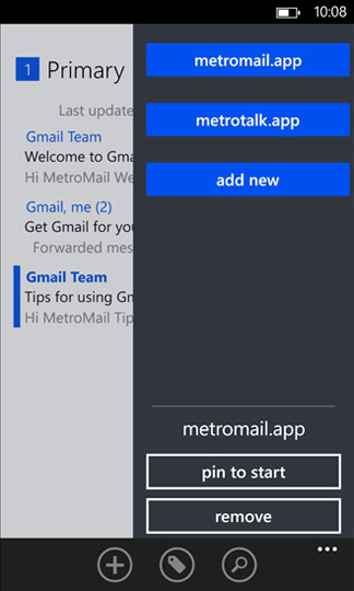 MetroMail - программа для Windows Phone