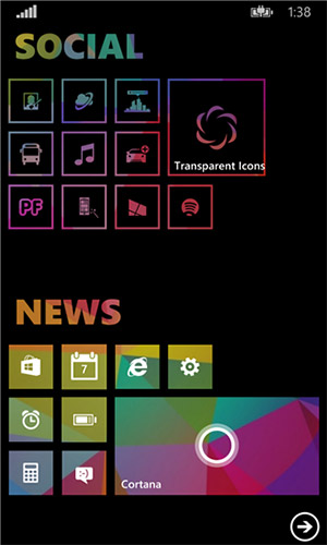 Hot Tiles - программа для Windows Phone