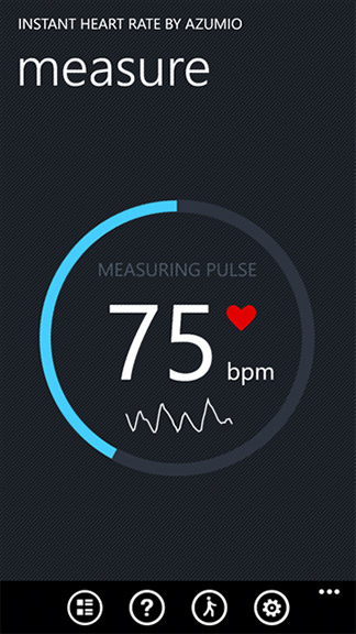 Instant Heart Rate - программа для Windows Phone