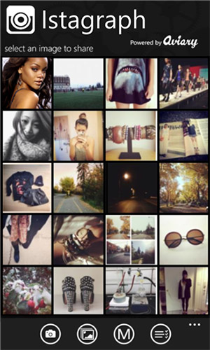 Istagraph - программа для Windows Phone
