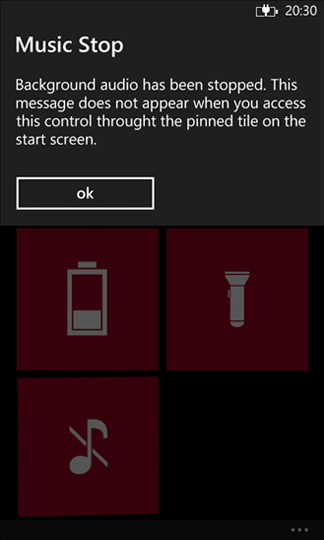 Status Tiles - программа для Windows Phone