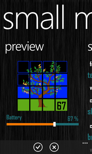 Your Battery Level - программа для Windows Phone