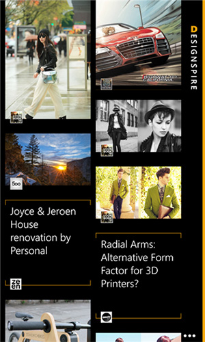 Designspire - программа для Windows Phone