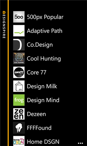 Designspire - программа для Windows Phone