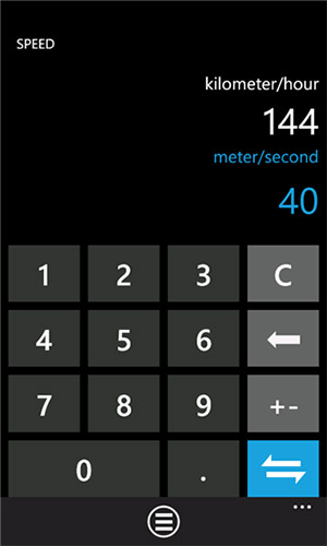 Unit Converter - программа для Windows Phone