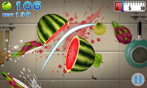 AE Fruit Slash игра для Windows Phone