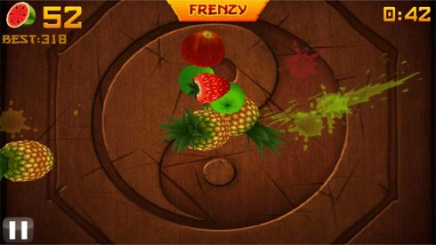 Fruit Ninja игра для Symbian