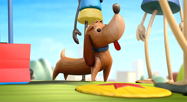 Красивый мультипликационный ролик о таксе и планшете Lumia 2520