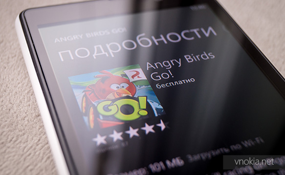 Обновилась игра Angry Birds Go для Windows Phone