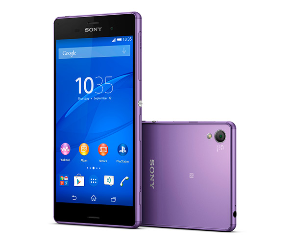 В ближайшее время будет доступна фиолетовая модификация Sony Xperia Z3