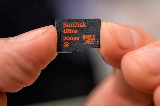 Представлена карта памяти microSD объемом 200 ГБ от SanDisk