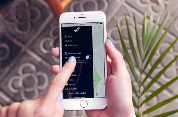 Приложение HERE maps доступно для загрузки на iOS