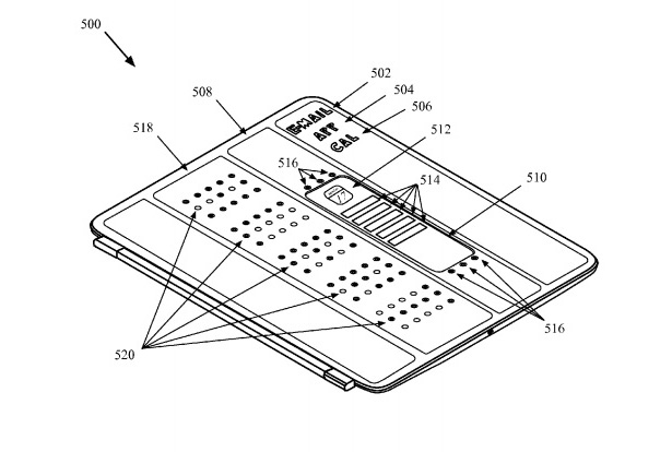Запатентованный Apple чехол для iPad с встроенным дисплеем