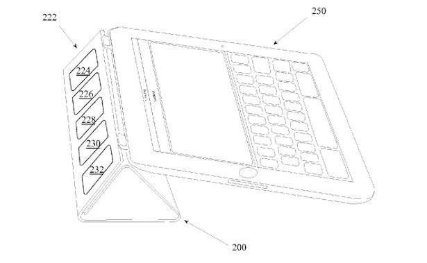 Запатентованный Apple чехол для iPad с встроенным дисплеем