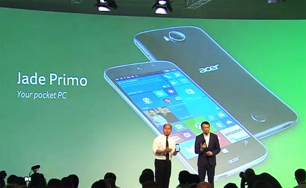 Смартфон Acer Jade Primo может служить полноценным ПК