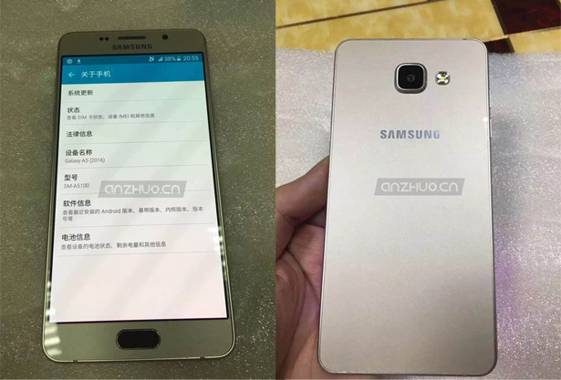 Шпионские фотографии Samsung Galaxy A5 и A7 второго поколения