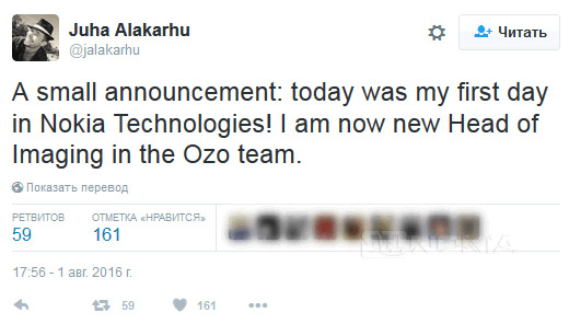 В Nokia вернулся специалист по фотовозможностям