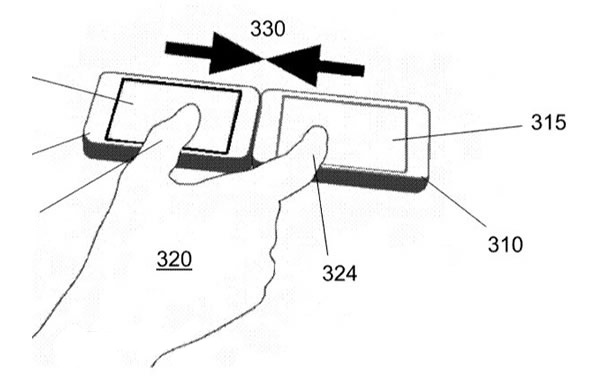 Nokia патентует возможность объединить два разных дисплея