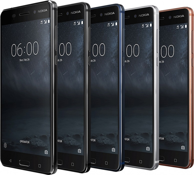 На MWC 2017 компания HMD представила Android-смартфоны Nokia 3 и Nokia 5