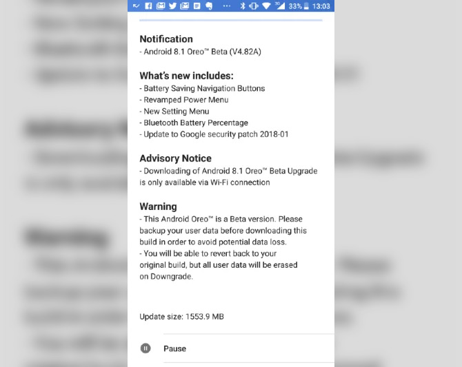 Началась рассылка беты Android 8.1 Oreo для флагмана Nokia 8