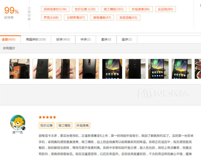 В Китае смартфон Nokia 6 (2018) набирает обороты популярности