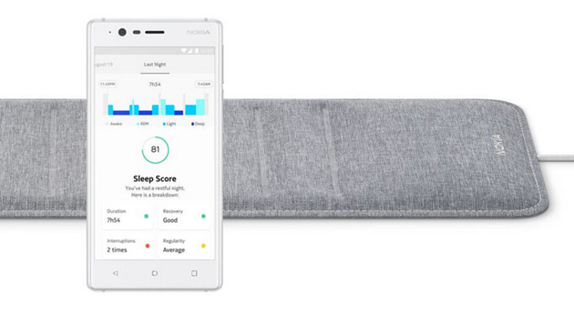 На CES 2018 был представлен «умный» коврик Nokia Sleep