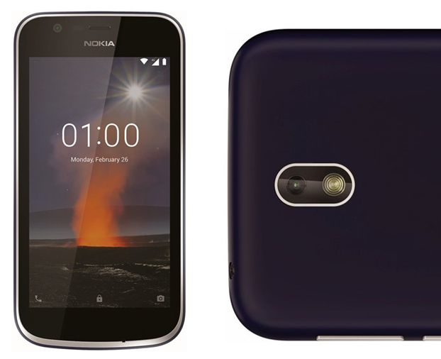 Появились свежие изображения бюджетного смартфона Nokia 1