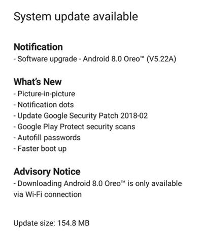 Для Nokia 5 началась рассылка февральского патча безопасности