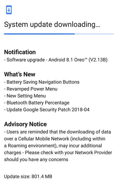 Для Nokia 6 (2018) прилетело обновление до Android 8.1 Oreo