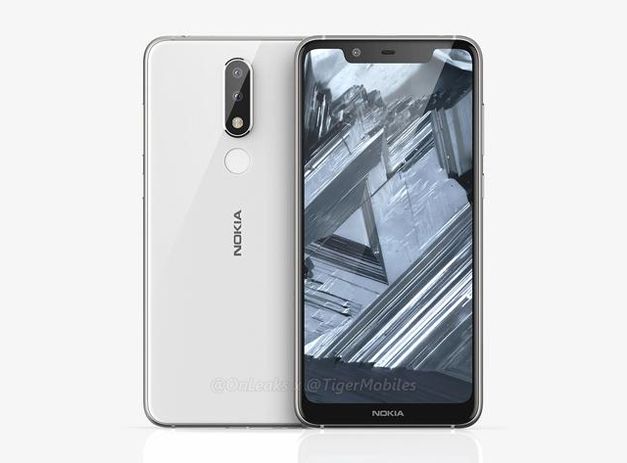 Всплыли первые рендеры Nokia 5.1 Plus с двойной камерой