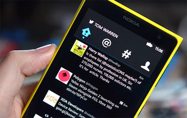 На Windows Phone теперь невозможно пользоваться Twitter