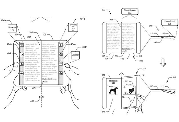 Microsoft оформила патент на интерфейс для таинственного Surface Phone