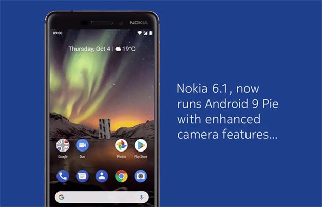 Вышло обновление Android 9.0 Pie для смартфона Nokia 6.1