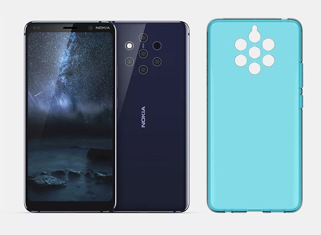Появились первые рендеры чехлов для флагмана Nokia 9 Pureview