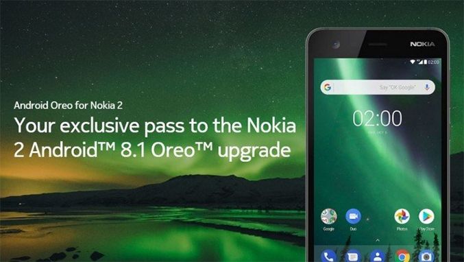 Для владельцев смартфона Nokia 2 доступно обновление Android 8.1 Oreo