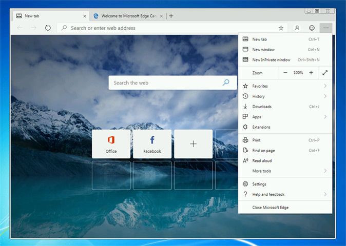 Microsoft Edge на Chromium уже можно скачать для тестировании на Windows 7