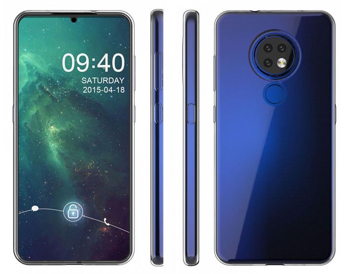 Появились первые изображения неанонсированной модели Nokia 7.2